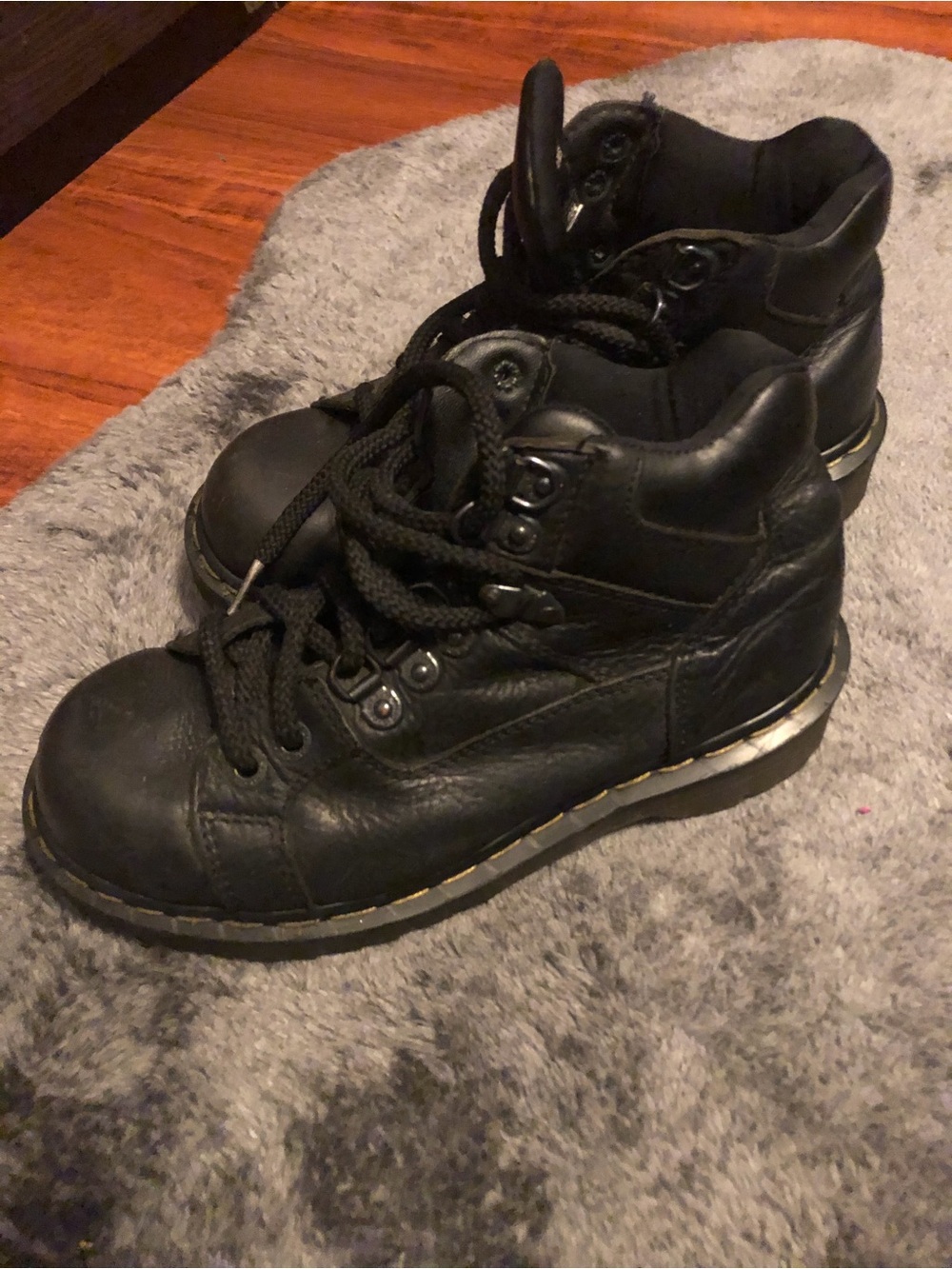 Dr. Martens Black Lace-Up Ankle Boots